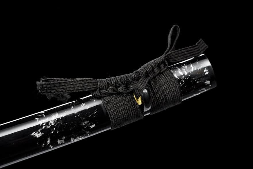 武具　刀装具　日本刀　模造刀   居合刀 銀竜武士刀（炭素鋼）