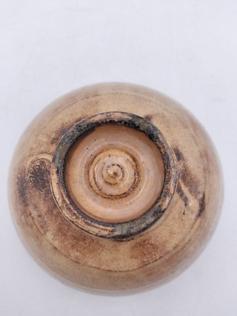 c081 萩茶碗 大野瑞峰 木箱 茶道具 古物