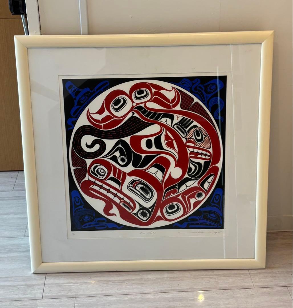 希少！ yukie adams シルクスクリーン sea wolf 1993