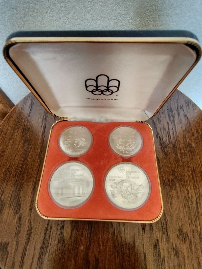 1976年モントリオールオリンピック 記念硬貨4枚セット