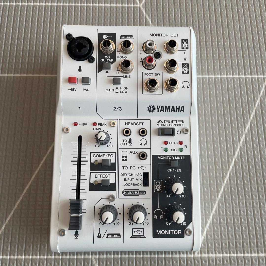 YAMAHA AG03 ミキシングコンソール【箱つき】