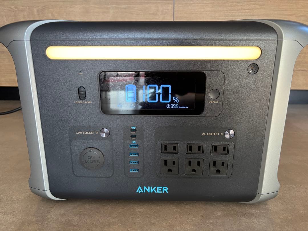 ANKER 757 ポータブル電源 ACアウトレット×4 USBポート×6