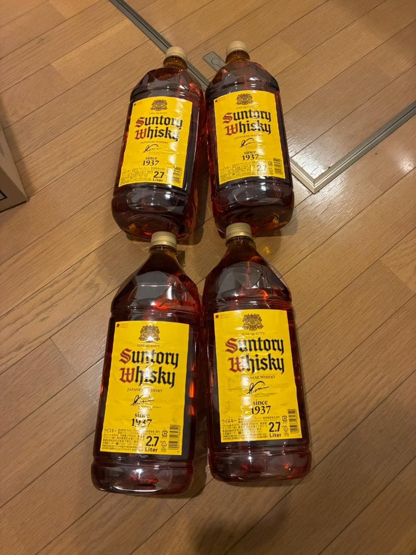 角瓶 2700ml [サントリー ウイスキー 日本 大容量]　４本