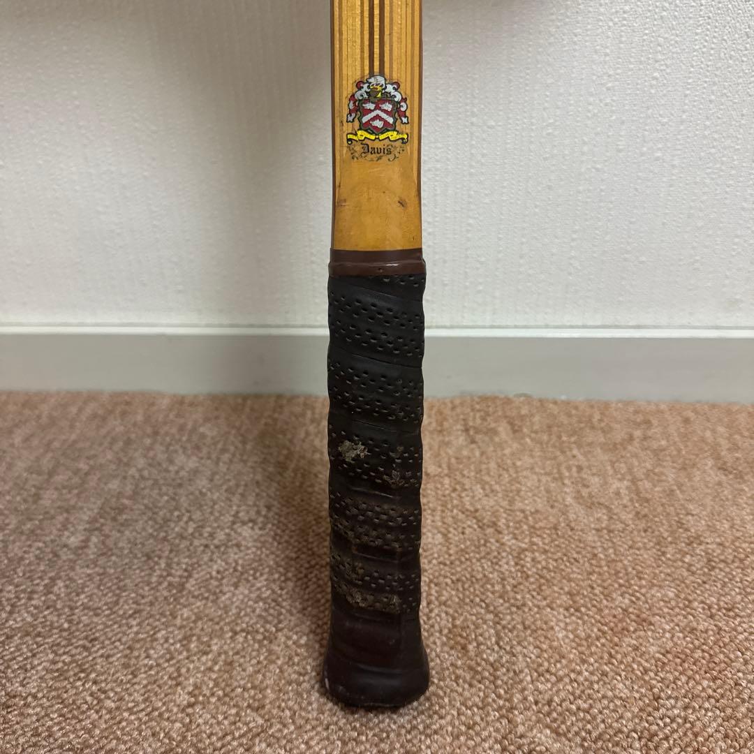 TAD DAVIS IMPERIAL木製テニスラケット ビンテージ プレス付き