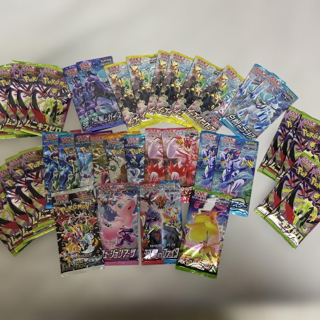 ムニキスゼロ　イーブイヒーローズ 他新弾から絶版パック　30以上 新品未開封