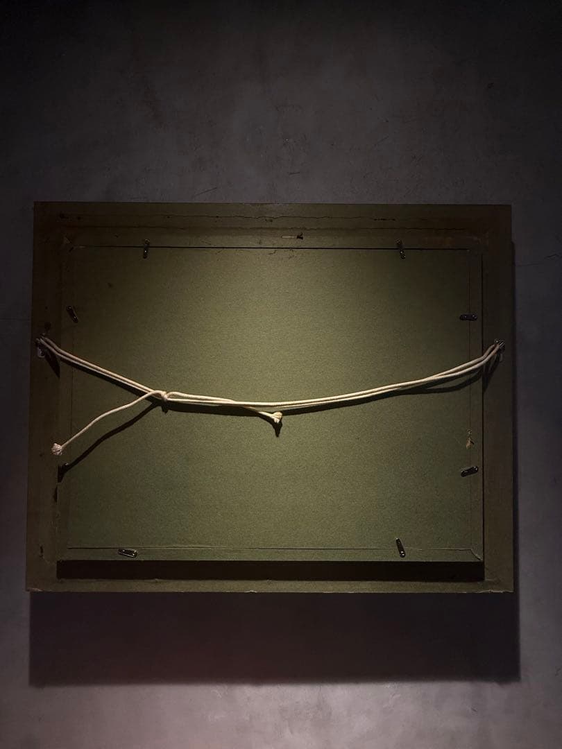 栗原喜依子【横たわる裸婦】　肉筆油彩画　直筆サインあり