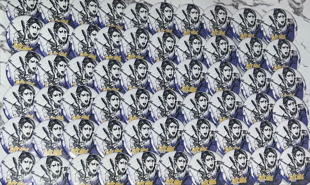 ゴールデンカムイ 鯉登少尉 墨絵 鯉登 缶バッジ