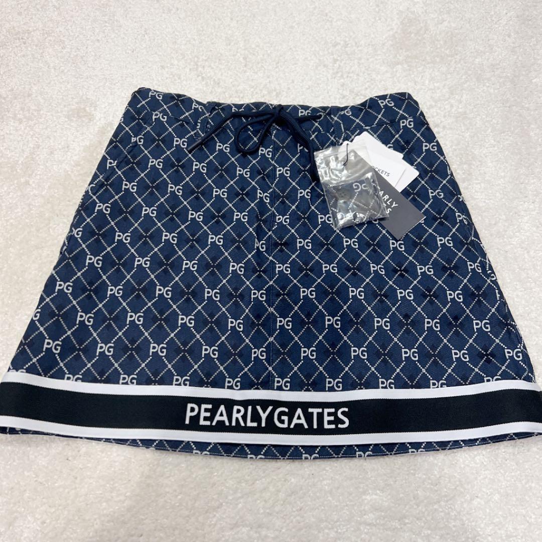 パーリーゲイツ ジャガード スカート アーガイル柄 ゴルフウェア 2021