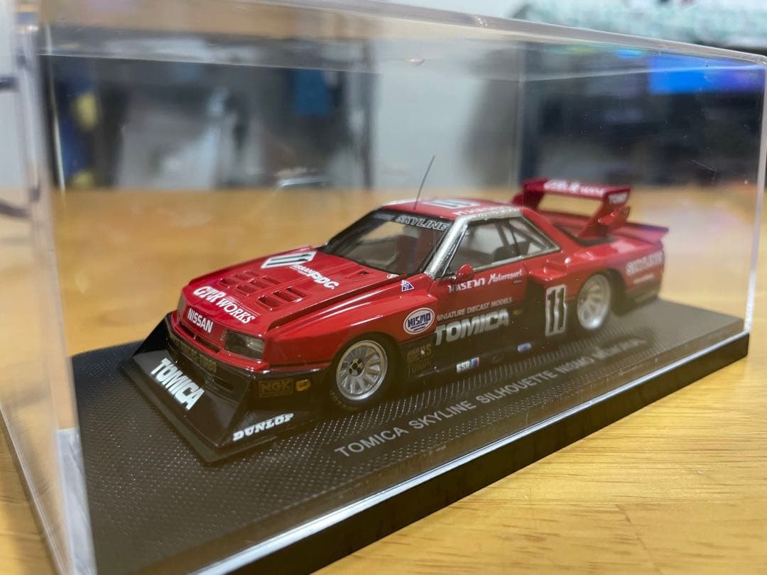 エブロ P-4 1/43 日産 トミカ スカイライン シルエット R30 鉄仮面