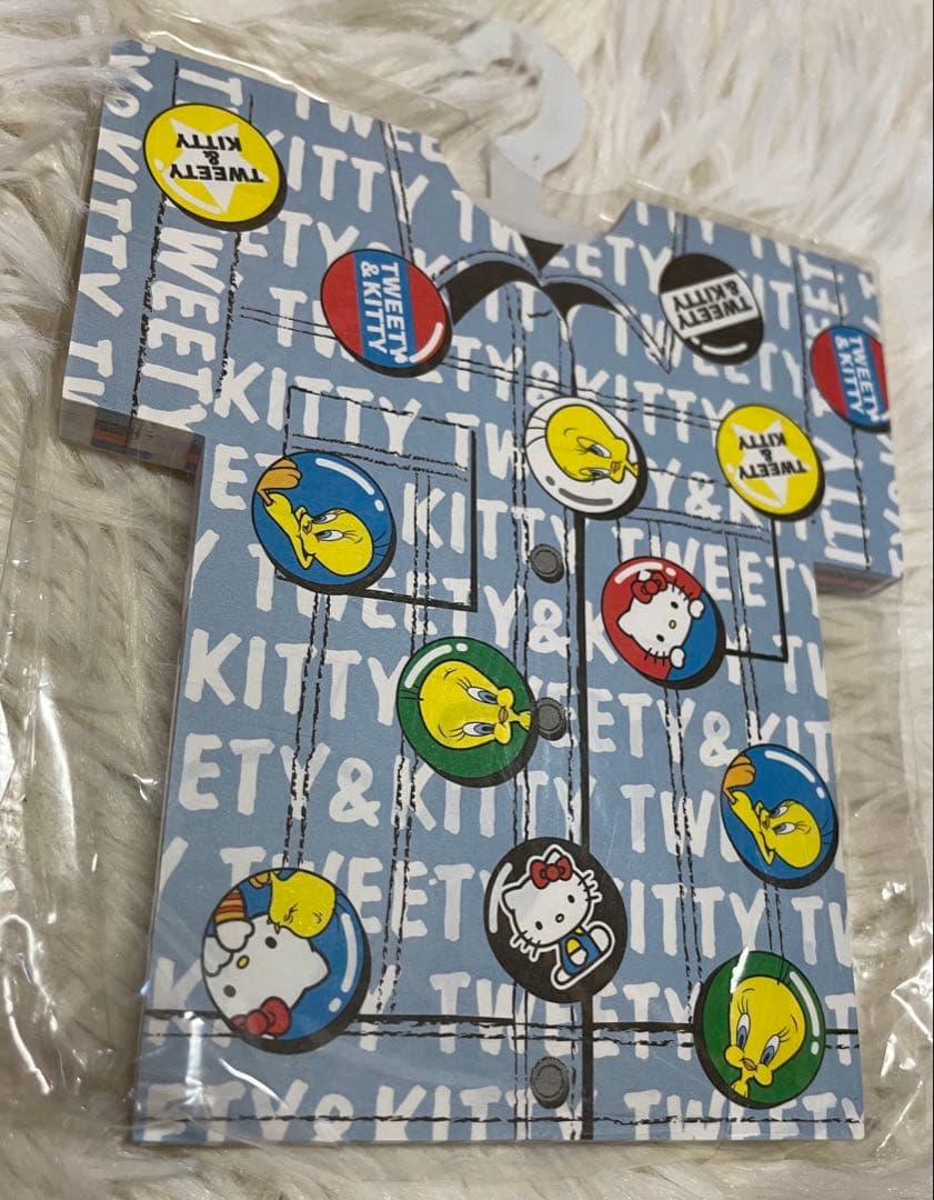 【未使用】ハローキティ　トゥイーティー　メモ帳　　Ｔシャツ型メモ