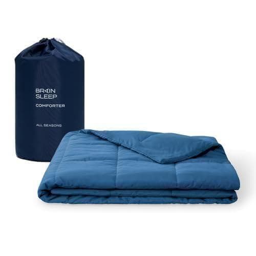 ブレインスリープ コンフォーター オールシーズンズ シングル コズミックブルーb