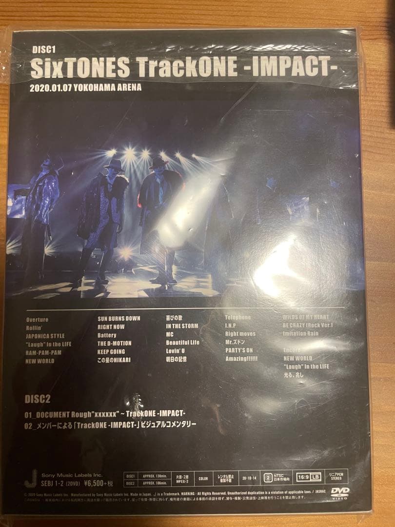 SixTONES DVD BluRay ライブ円盤5枚セット