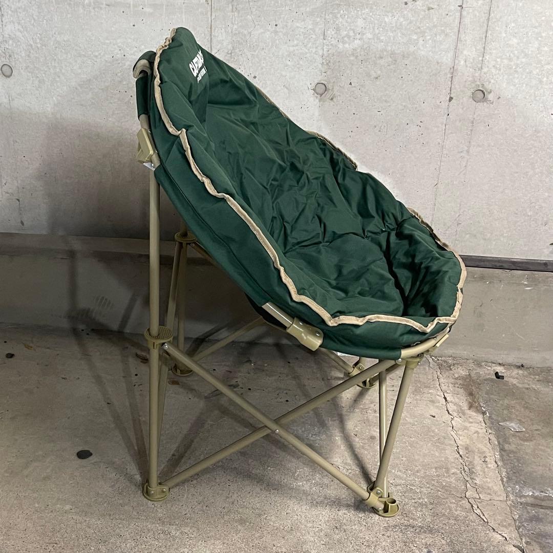 キャプテンスタッグ　ムーンチェア　グリーン　中古