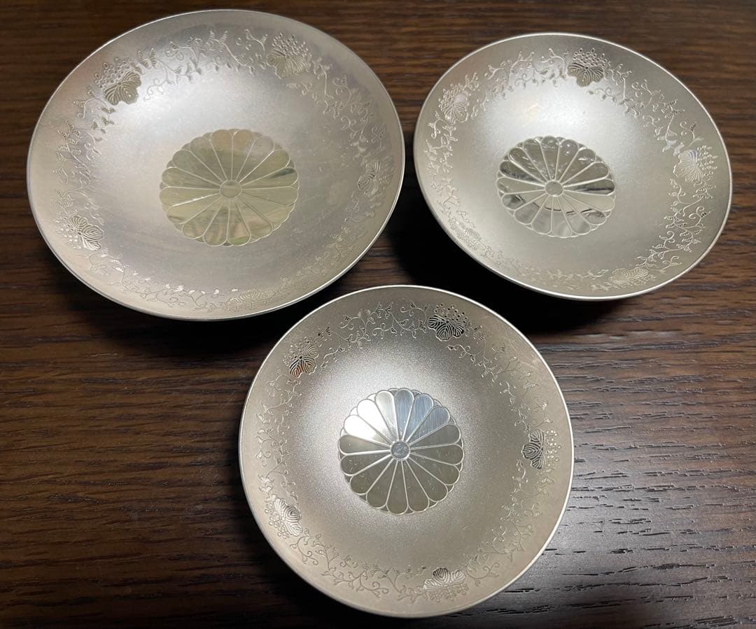 純銀 銀盃 399g 3個セット