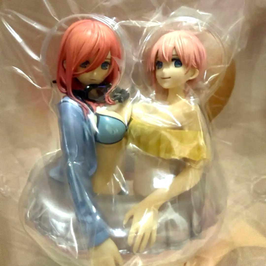 【新品未開封】WING 五等分の花嫁 中野一花＆中野三玖 1/7スケール