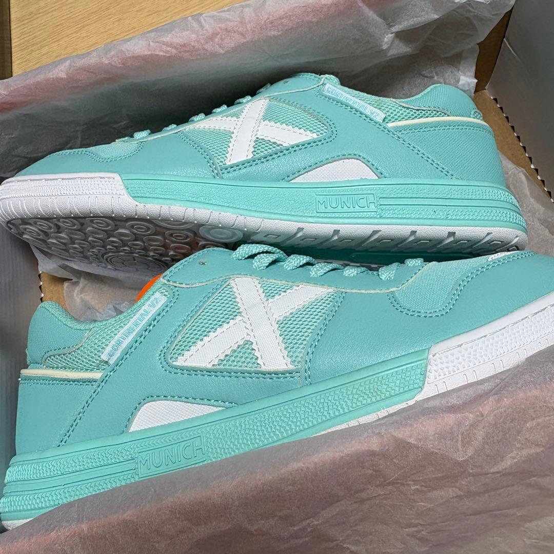 MUNICH ムニック コンチネンタル フットサルシューズ ミントグリーン
