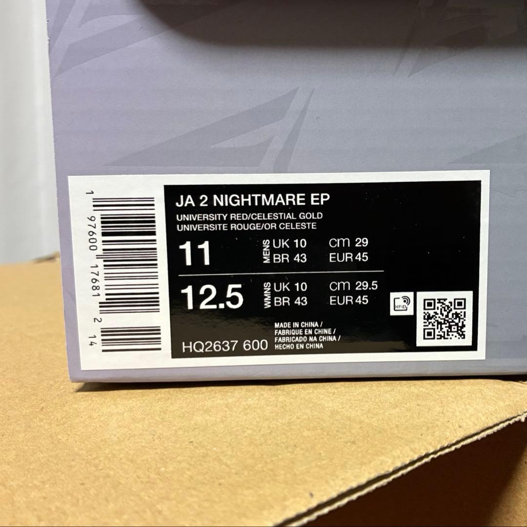 Nike Ja2 NIGHTMARE EP 29cm ジャ2 ナイトメア