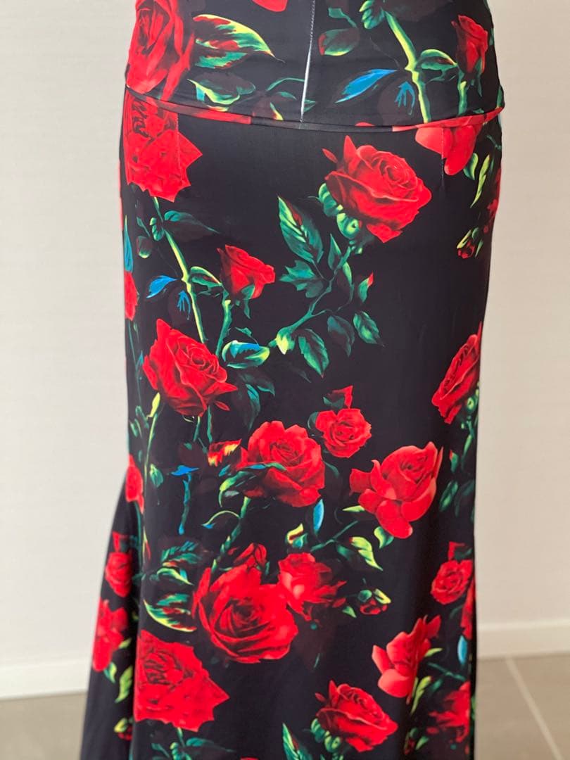 フラメンコのレッスンファルダ　ストレッチスカート　SーMサイズ