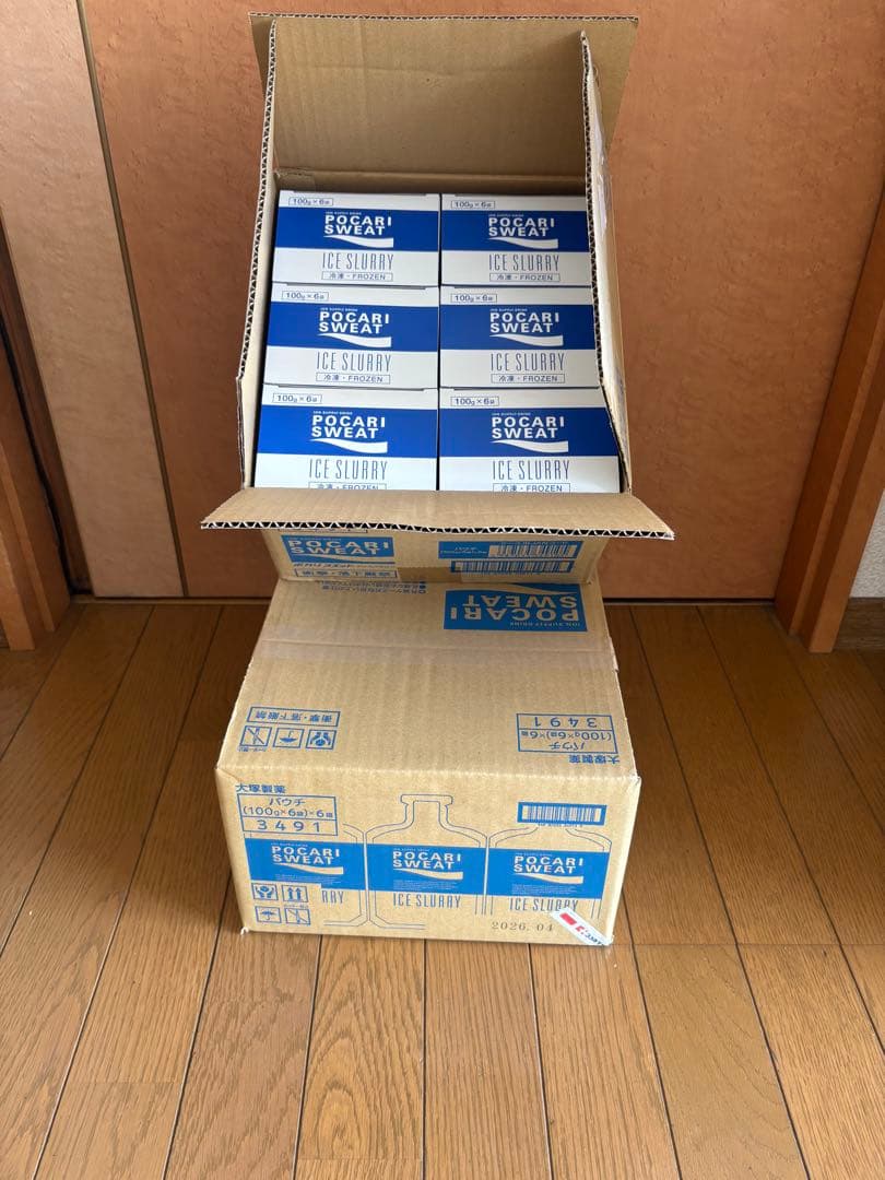 ポカリスエット アイススラリー 100g×6袋×6箱×2ケース　新品未開封