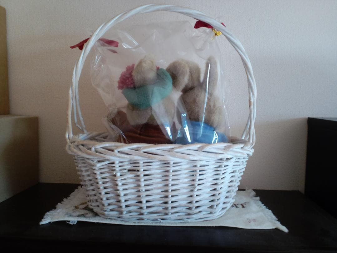 レア！！美品☆ピーターラビット　ベンジャミン　ぬいぐるみ　EDEN　かご付き