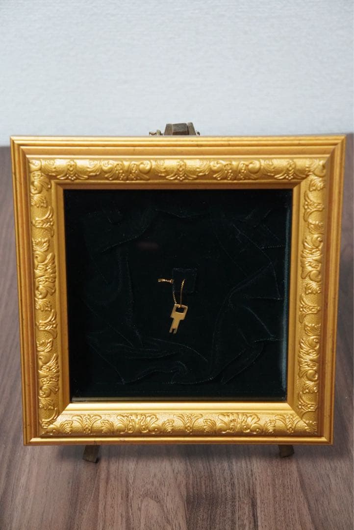 アンティーク　ディスプレイボックス　鍵付20×20