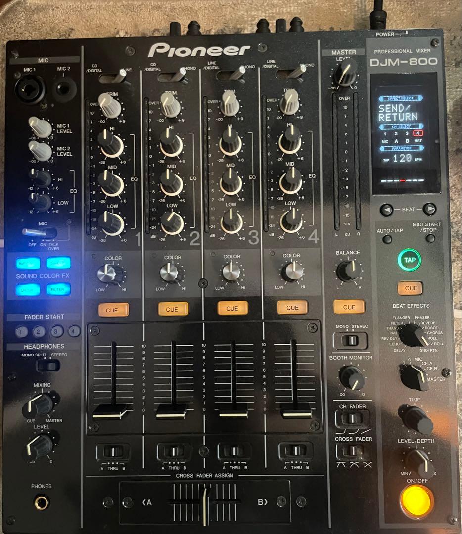 2006年製Pioneer DJM-800 DJミキサー