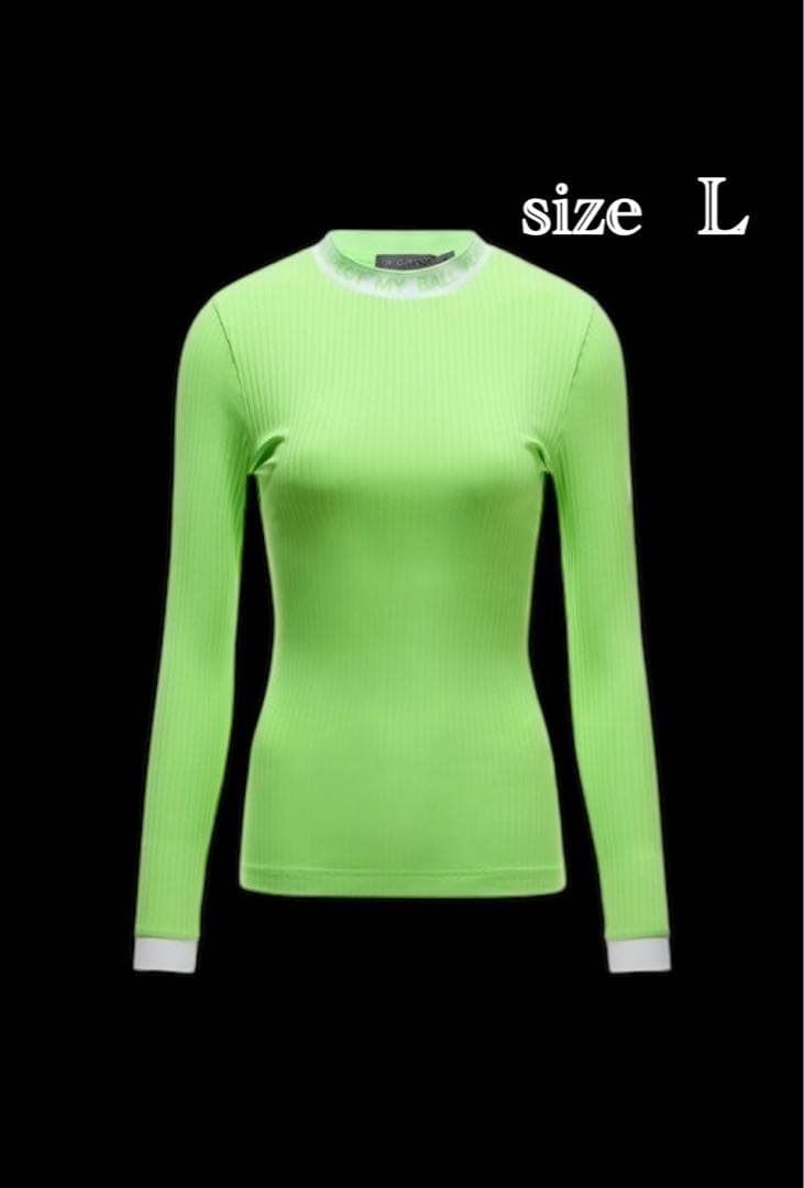 新品未使用☆新作☆G/FOREジーフォアレディースシャツ sizeLグリーン