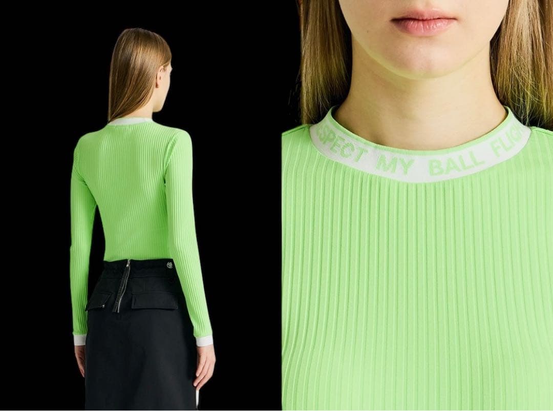 新品未使用☆新作☆G/FOREジーフォアレディースシャツ sizeLグリーン