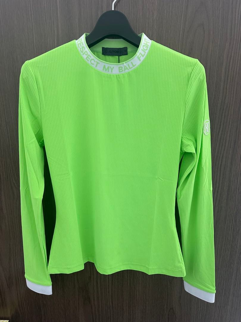 新品未使用☆新作☆G/FOREジーフォアレディースシャツ sizeLグリーン