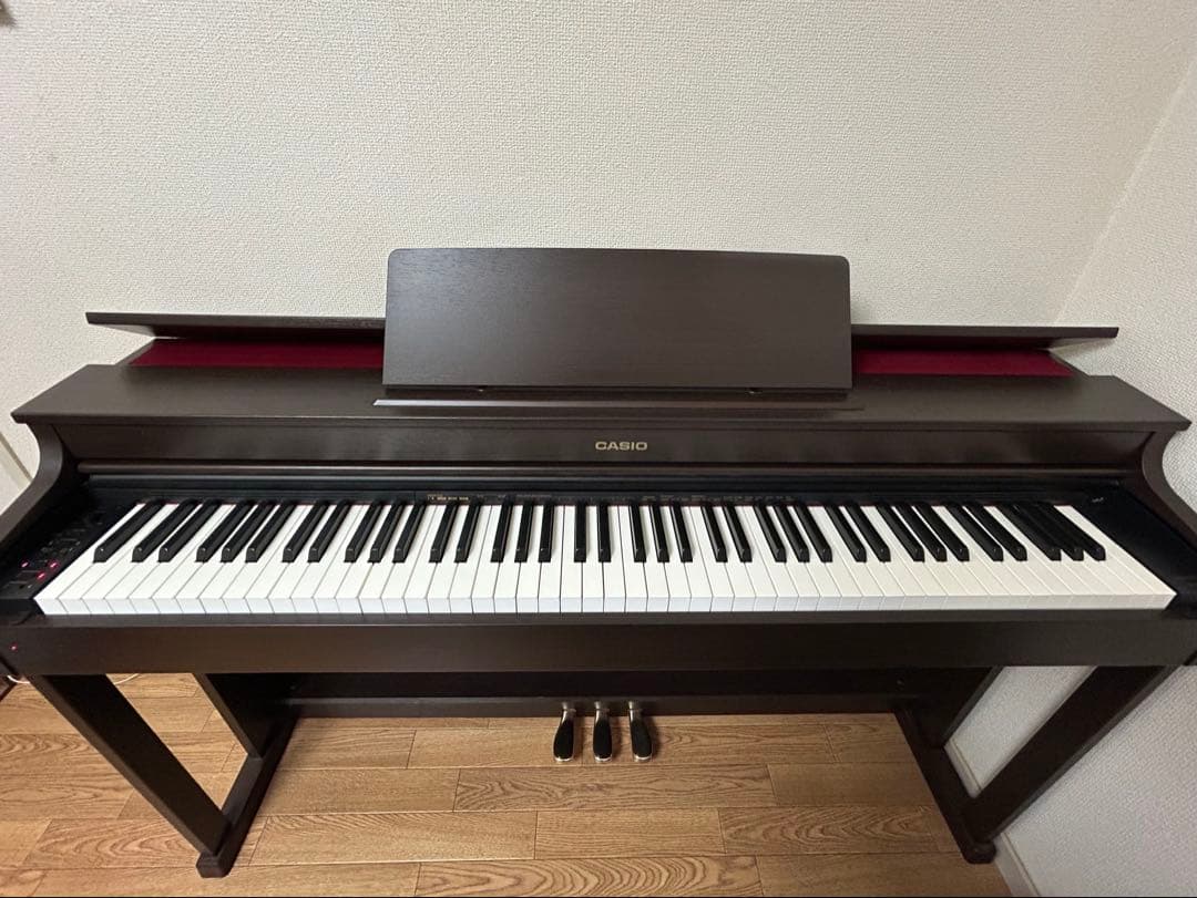【美品送料無料】CASIO AP-470BN ダークブラウン 電子ピアノ