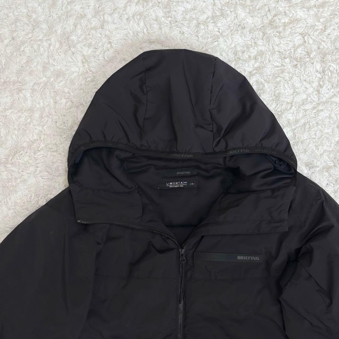 超希少✨ブリーフィング リモンタパッディドパーカ 中綿 L ブラック フード