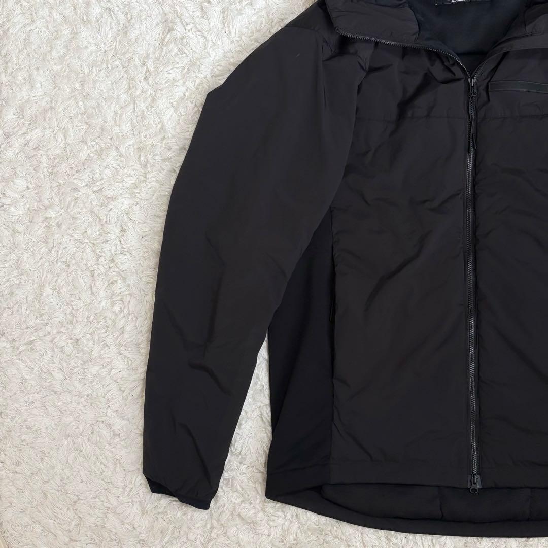 超希少✨ブリーフィング リモンタパッディドパーカ 中綿 L ブラック フード