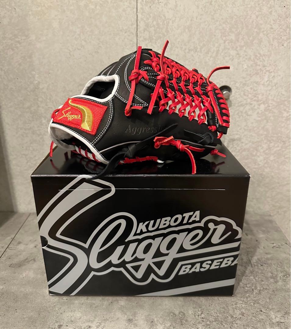 屋外 未使用品 久保田スラッガー オーダー 内野手用 湯もみ型付け済み