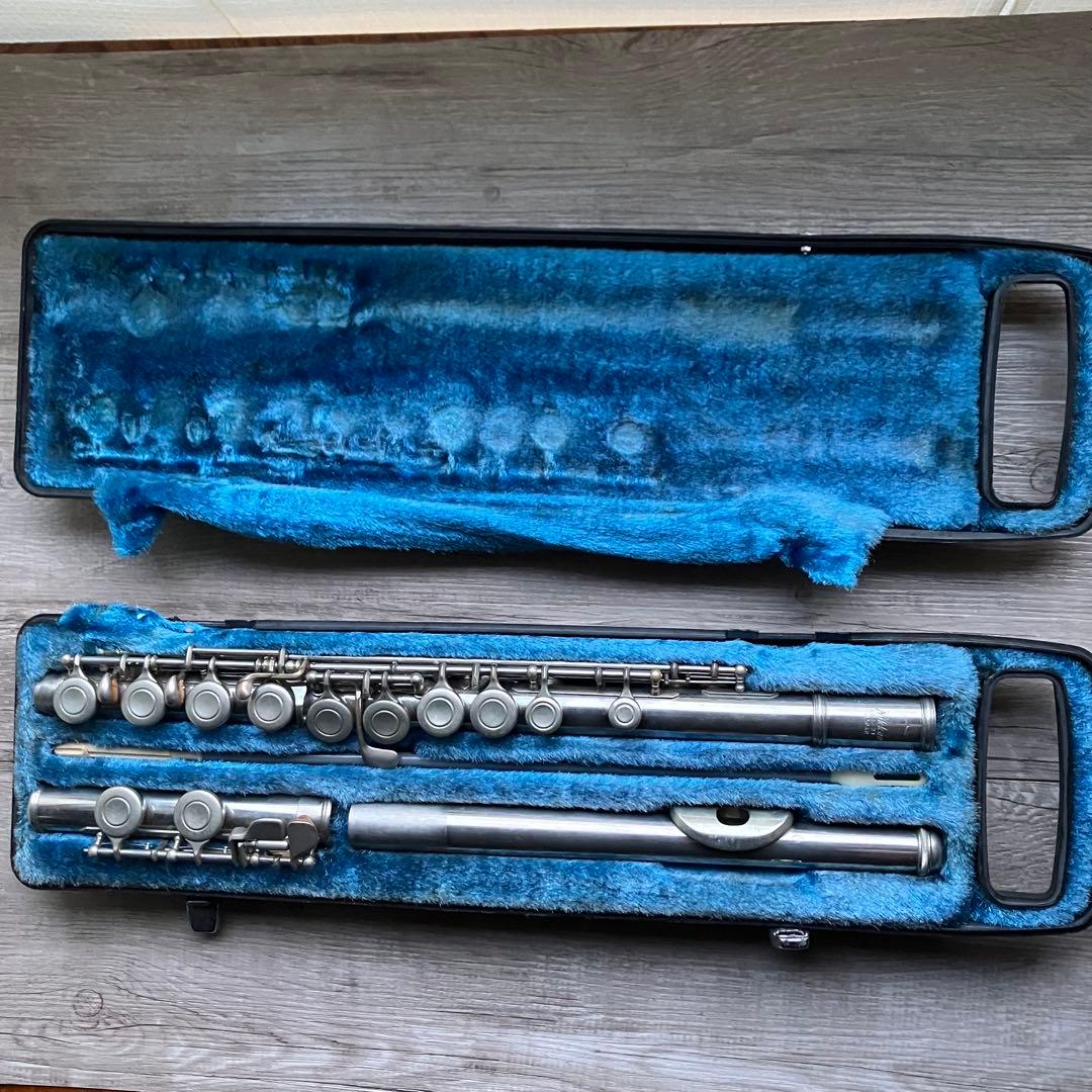 3F 【希少・名機】Nikkanフルート FL-21／ハードケース付き レトロ