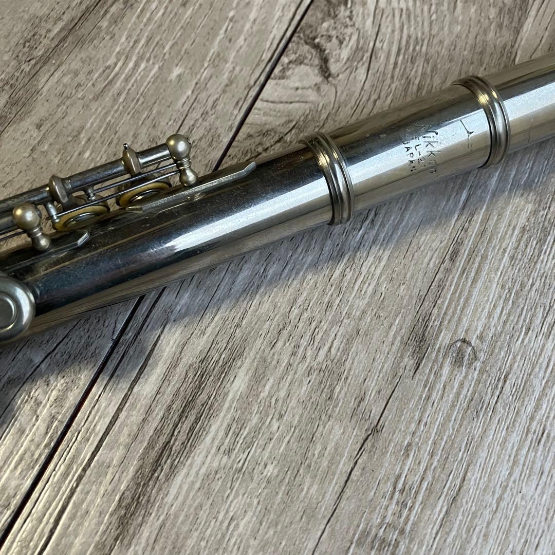 3F 【希少・名機】Nikkanフルート FL-21／ハードケース付き レトロ