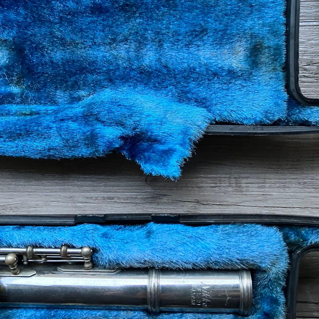 3F 【希少・名機】Nikkanフルート FL-21／ハードケース付き レトロ