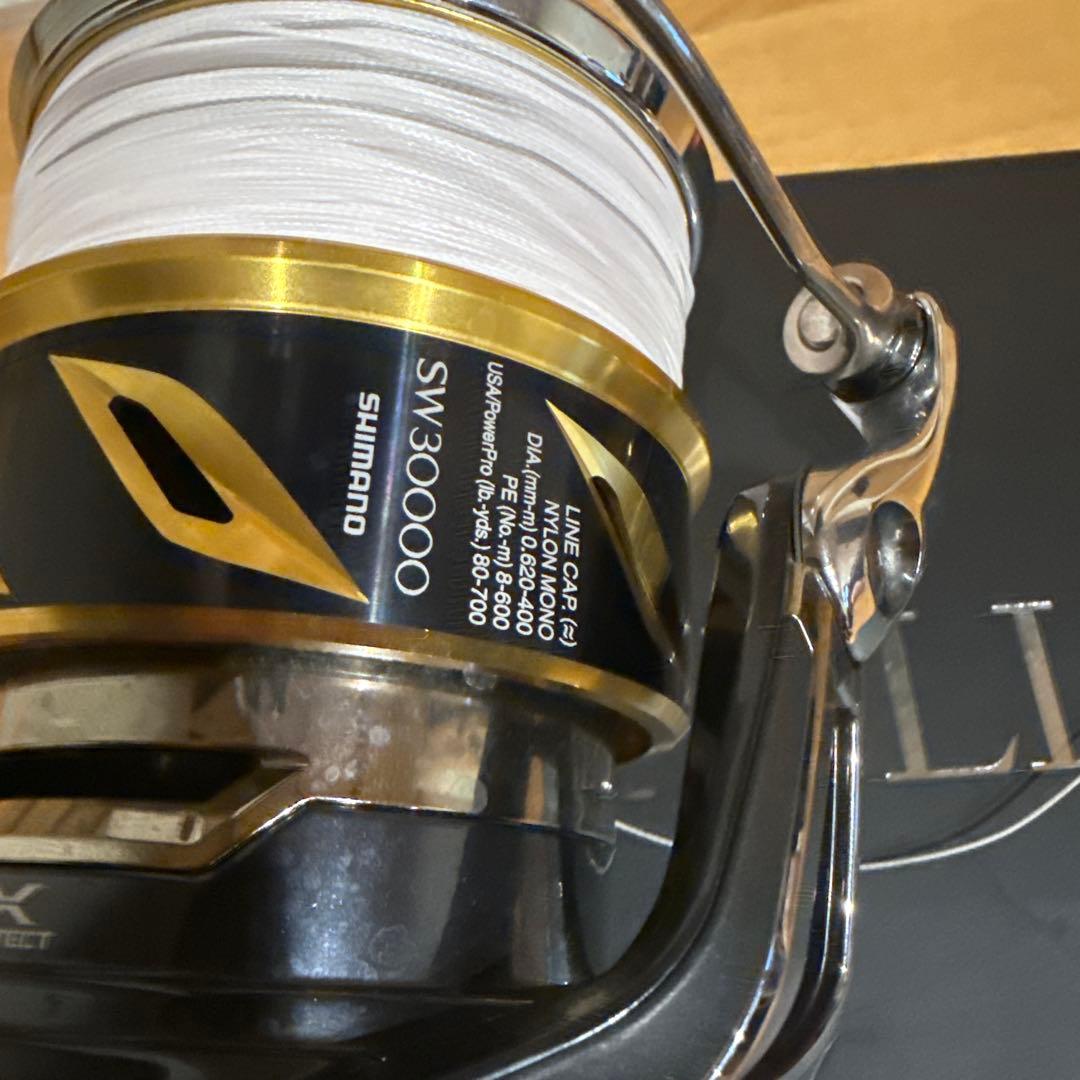 燻し銀さん取り置き　STELLA SW30000スピニングリール 本体と説明書付