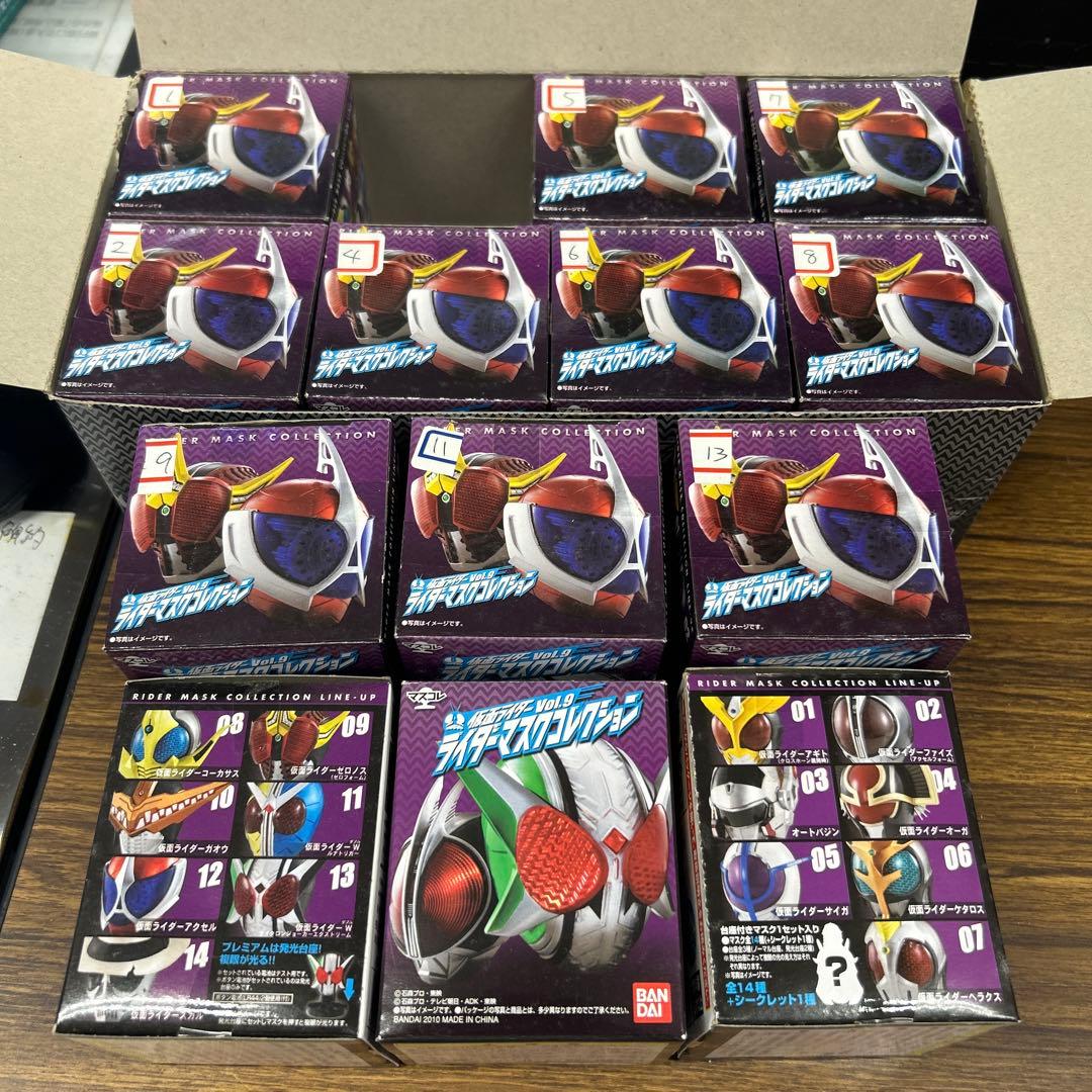 【ほぼ全部内袋未開封】170種ライダーマスクコレクション　ダブり無まとめてセット