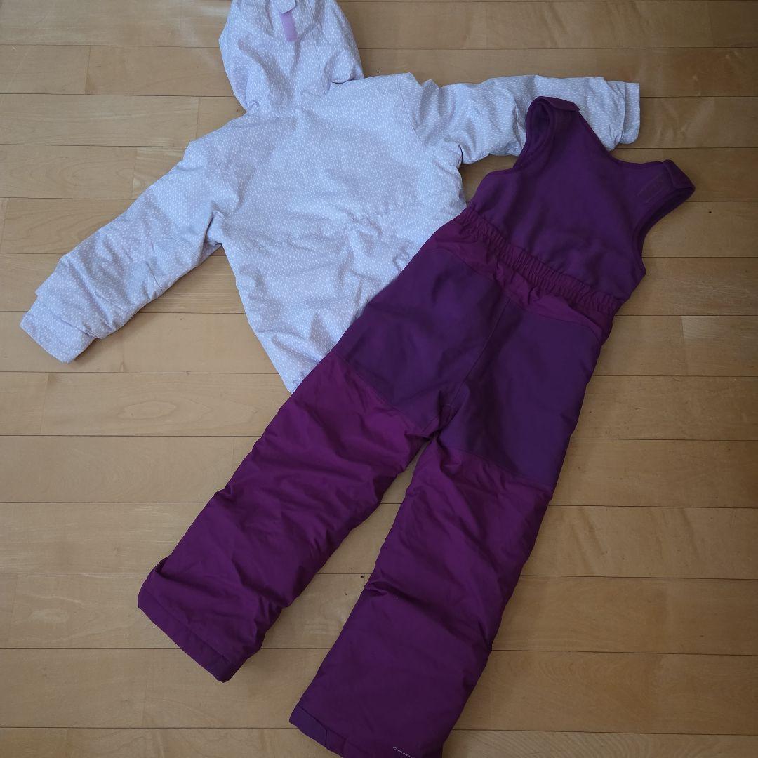 Columbia スノーウェア　紫　キッズ　 XS　120cm 6～7歳用