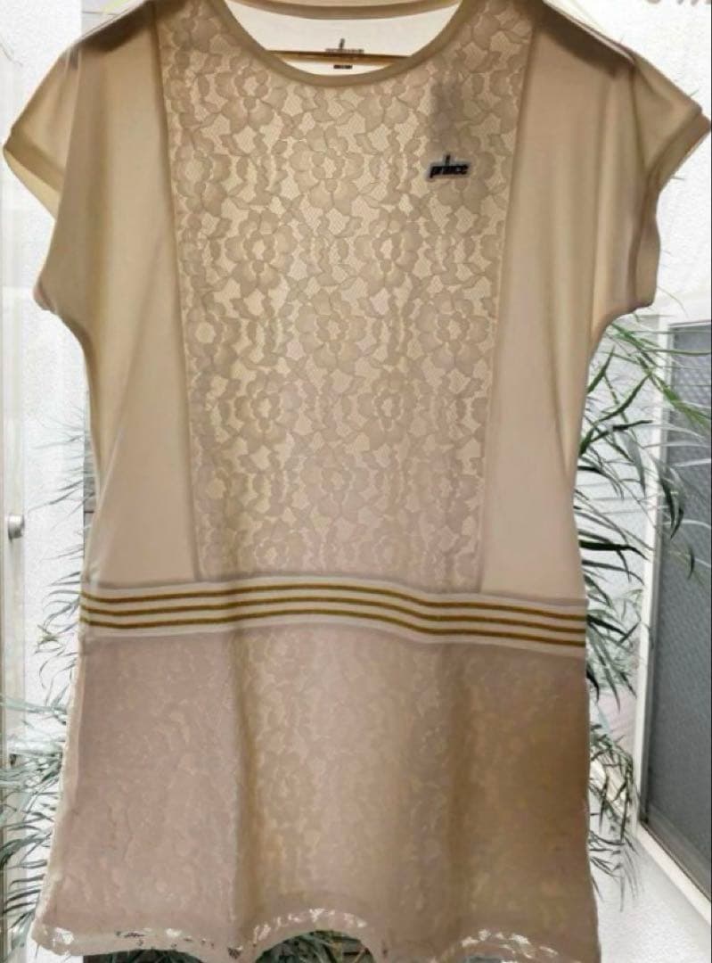 No.486 Prince 総レースの上質ワンピース☆オフホワイト☆