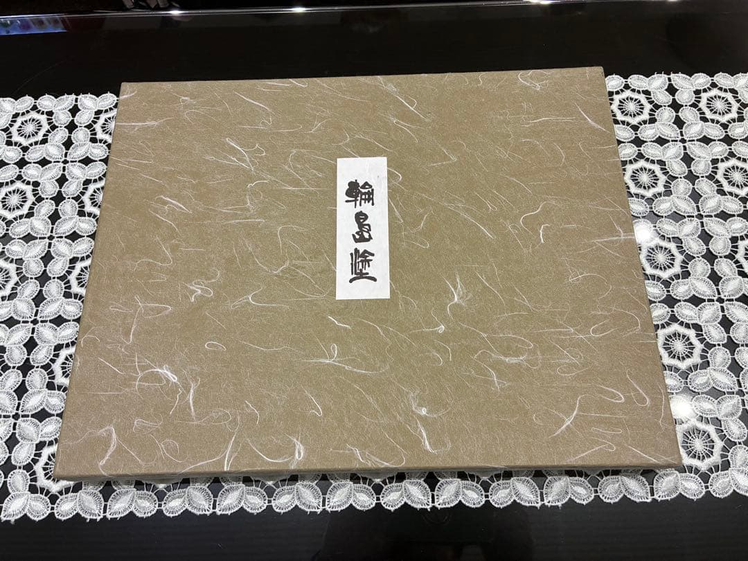 輪島塗　卓上膳　草花絵替蒔絵　五枚組　共箱