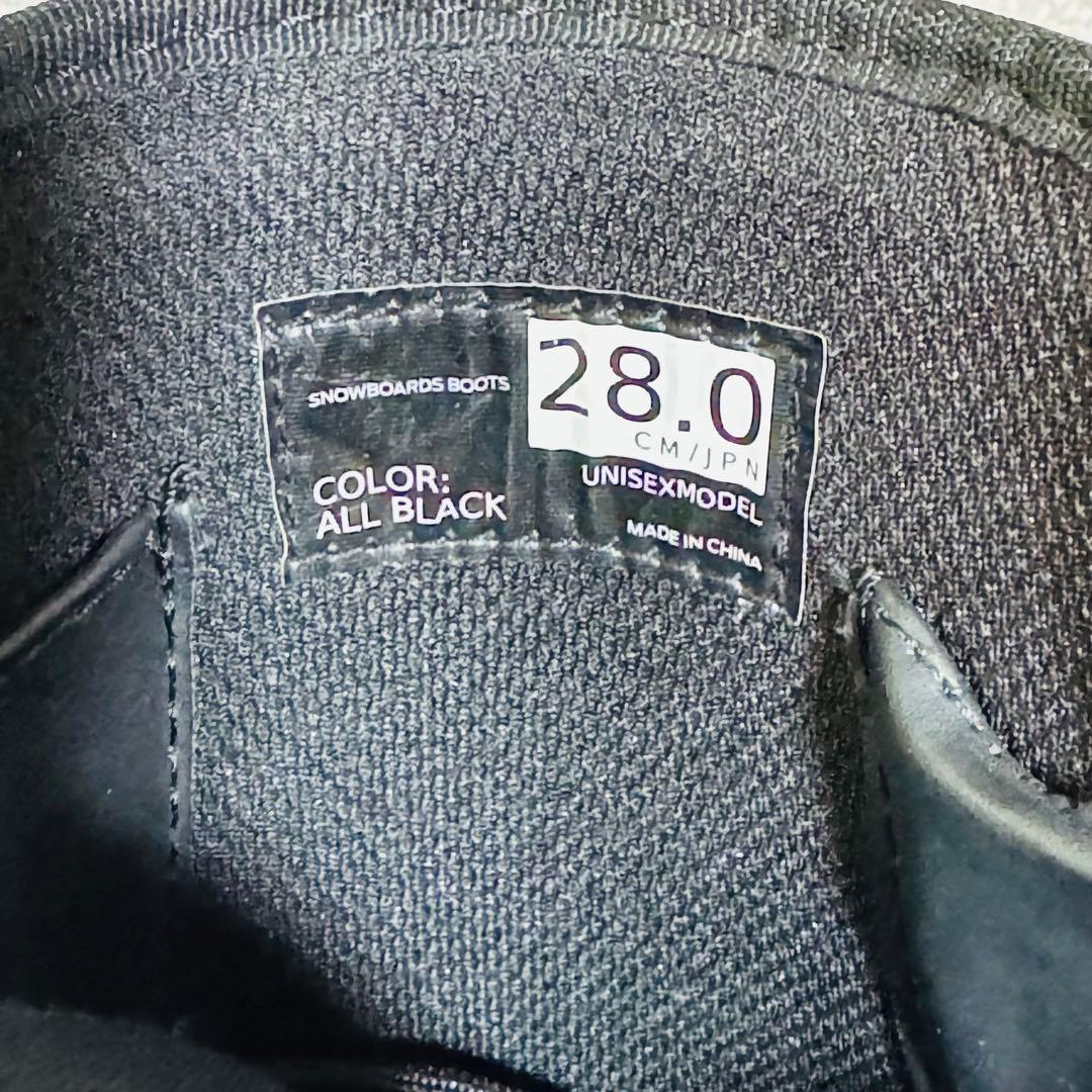 28cm ブラック スノーボードブーツ軽量　初心者おすすめ