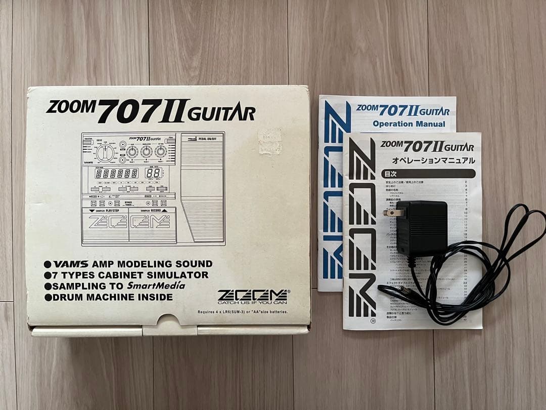 ZOOM ズーム マルチエフェクター 707Ⅱ 【ACアダプター・箱付き】