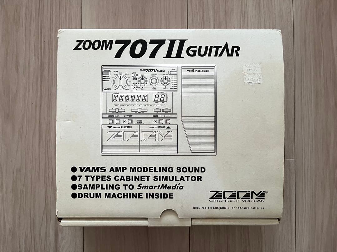 ZOOM ズーム マルチエフェクター 707Ⅱ 【ACアダプター・箱付き】
