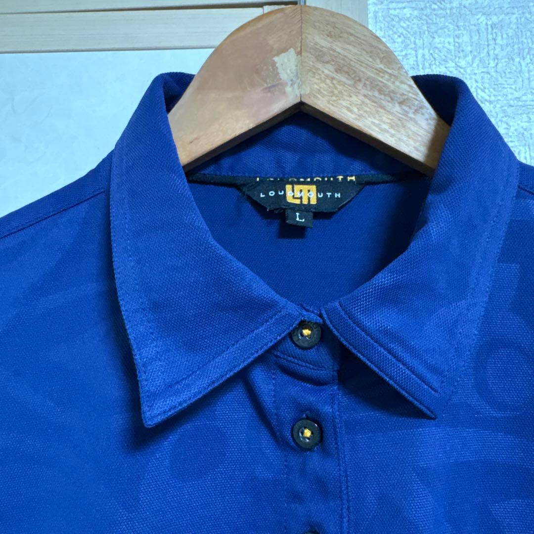 ラウドマウス　ゴルフ ポロシャツ パンツ 2点セット ネイビー　L/L