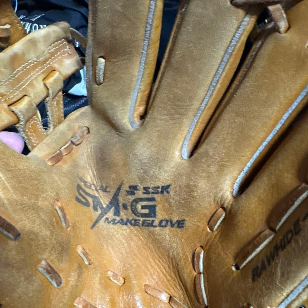 外野手用硬式グローブ　SSK 職人型付