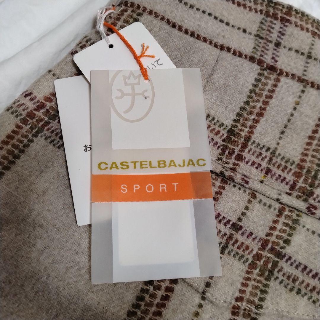 【新品未使用 サイズ90】カステルバジャック ウールパンツ ゴルフ メガチェック