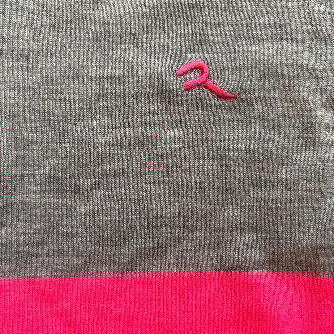 【極美品】RODDIO 100%カシミヤ セーター LL グレー/ピンク