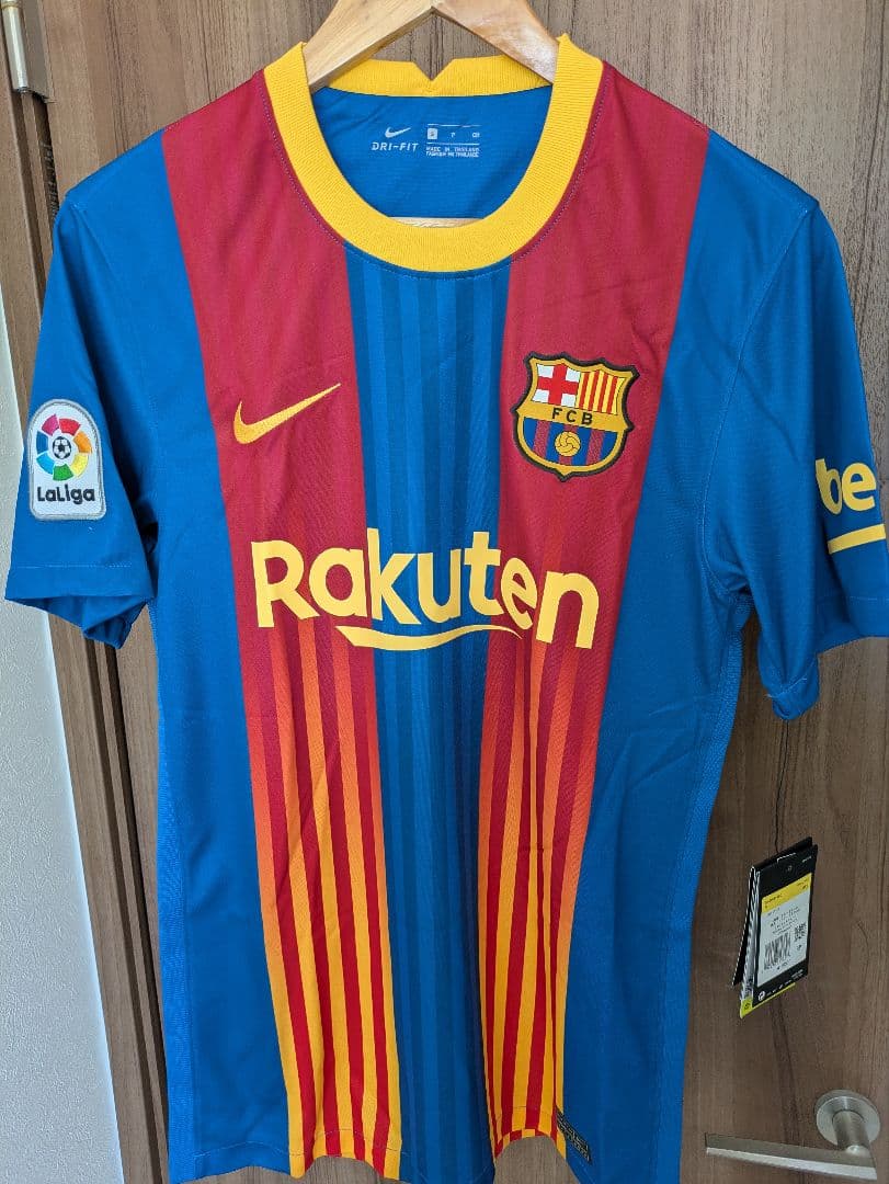 あ*様 【新品、未使用、タグ付】20-21バルセロナ4thユニフォーム エルクラ