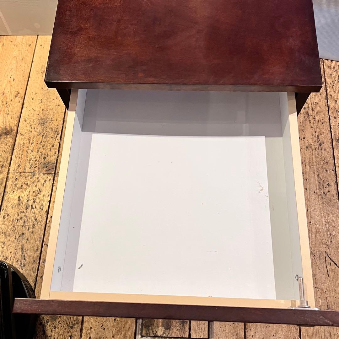 収納シェルフ（サイドワゴン）デスクワゴン　木製　キャスター付き